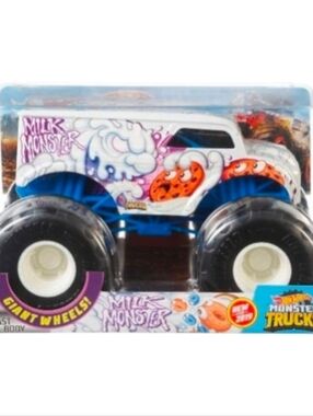 Oversized 1:24 scale Hot Wheels Milk Monster Truck